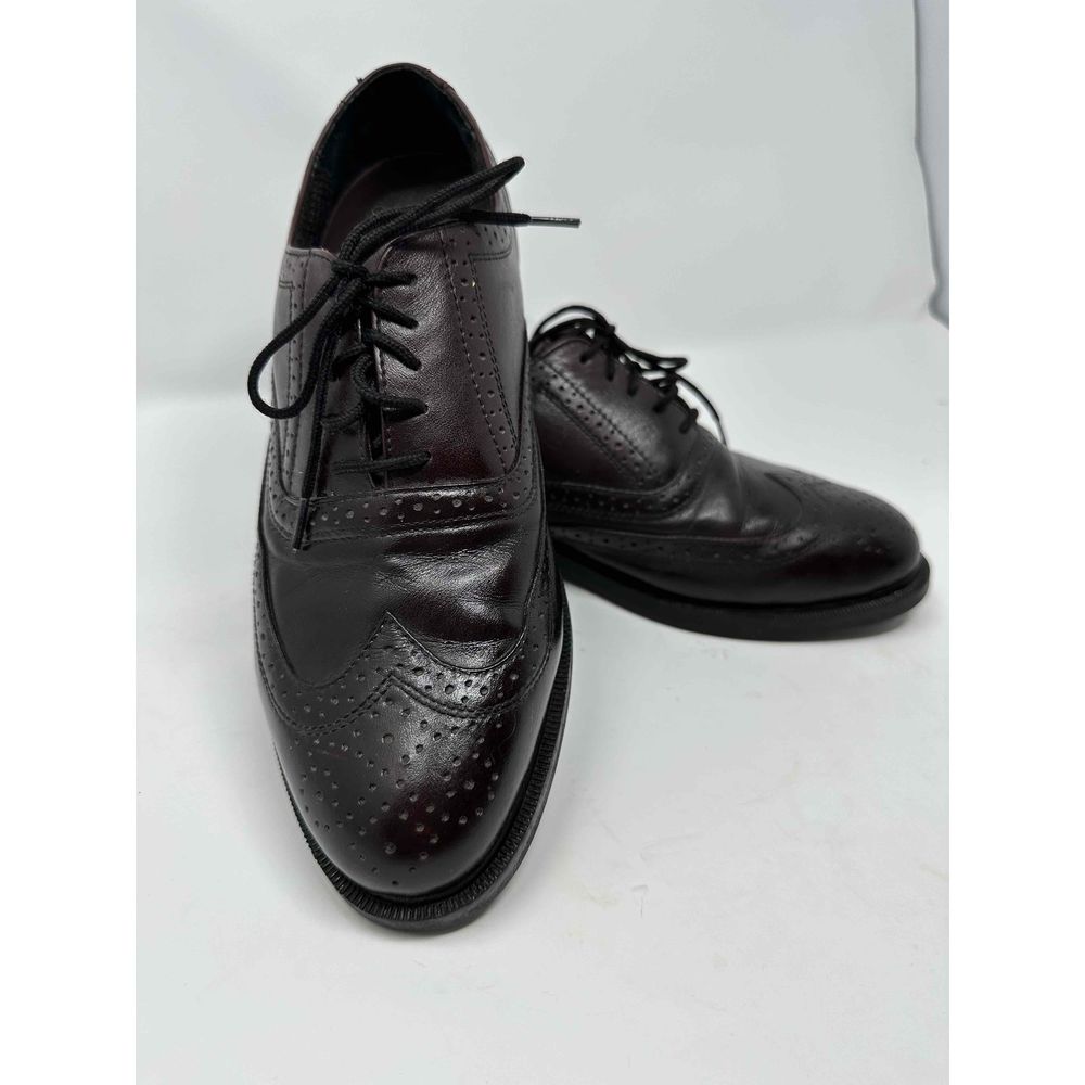 Oakton Mens Brown Brogue Lace-Up Shoes Size 9.5